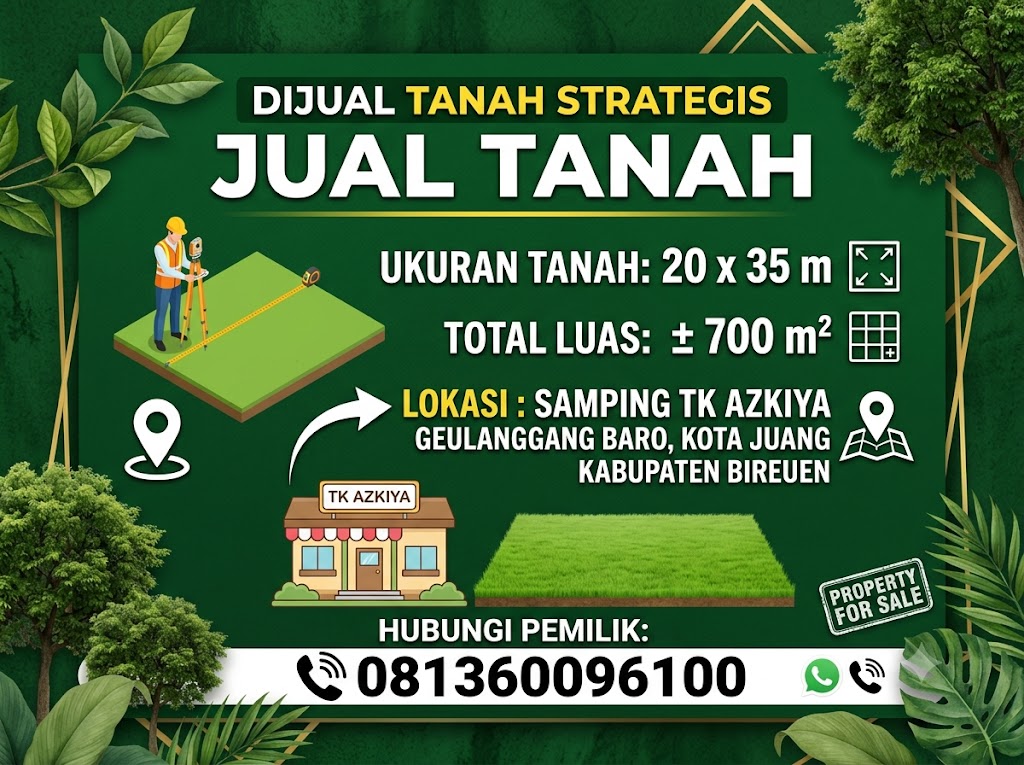 JUAL TANAH