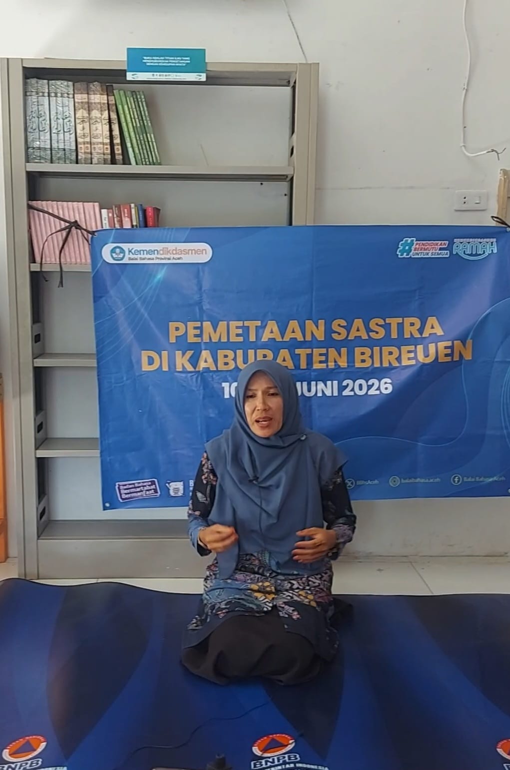 Pemetaan Sastra Lisan Aceh, Relawan Perpustakaan Gampong Meubaca Tampilkan Dongeng "Guha Ulee Keubeu"