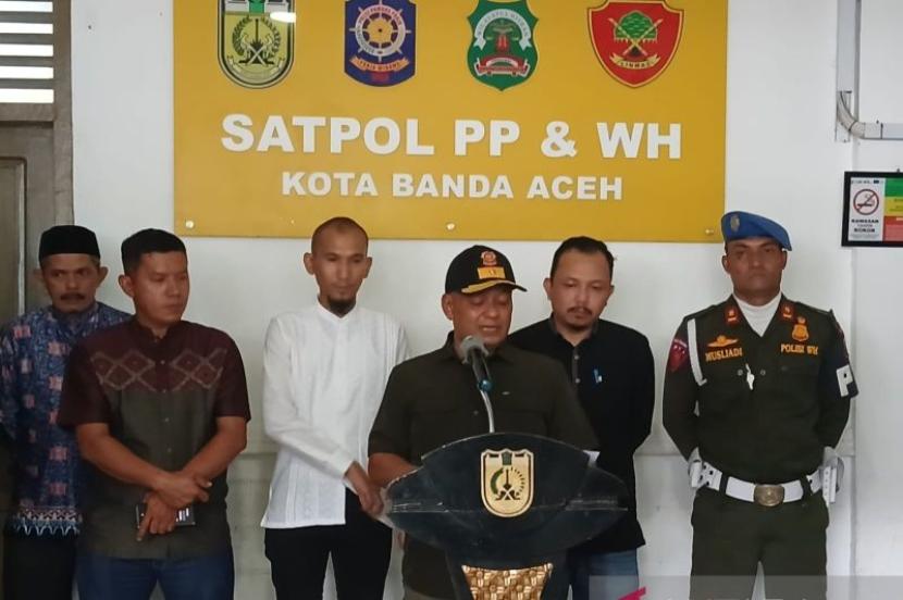 Satpol PP Banda Aceh Proses Hukum Sembilan Pasangan Pelanggar Syariat Islam