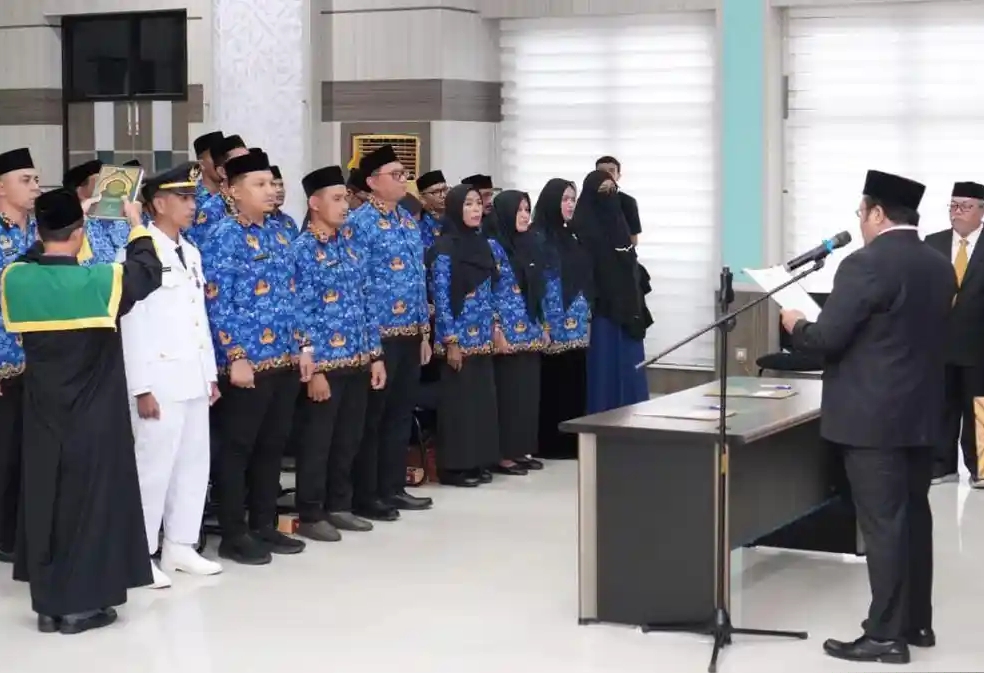 Mutasi Jabatan di Pemko Sabang: 24 Pejabat Baru Resmi Dilantik